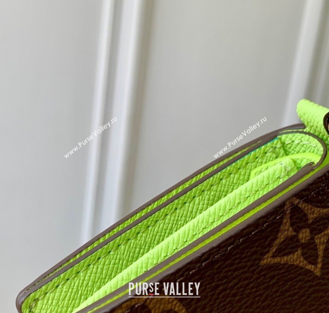 Louis Vuitton LV Charms Pocket Wallet M14628 Green 2025 (KI-2508110040)