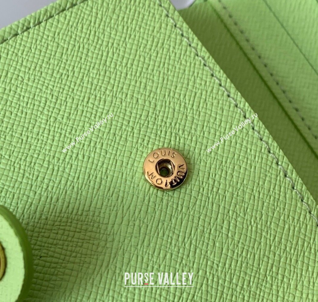 Louis Vuitton LV Charms Pocket Wallet M14628 Green 2025 (KI-2508110040)