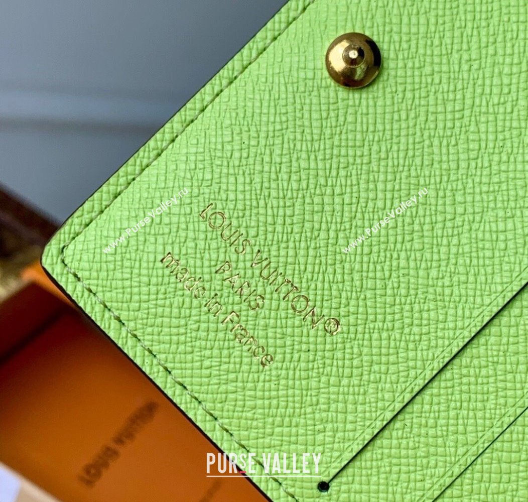 Louis Vuitton LV Charms Pocket Wallet M14628 Green 2025 (KI-2508110040)