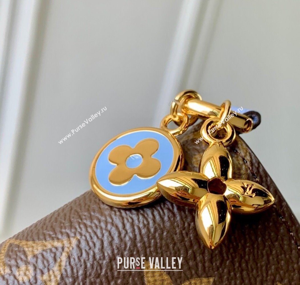 Louis Vuitton LV Charms Pocket Wallet M14613 Azure Blue 2025 (KI-2508110041)