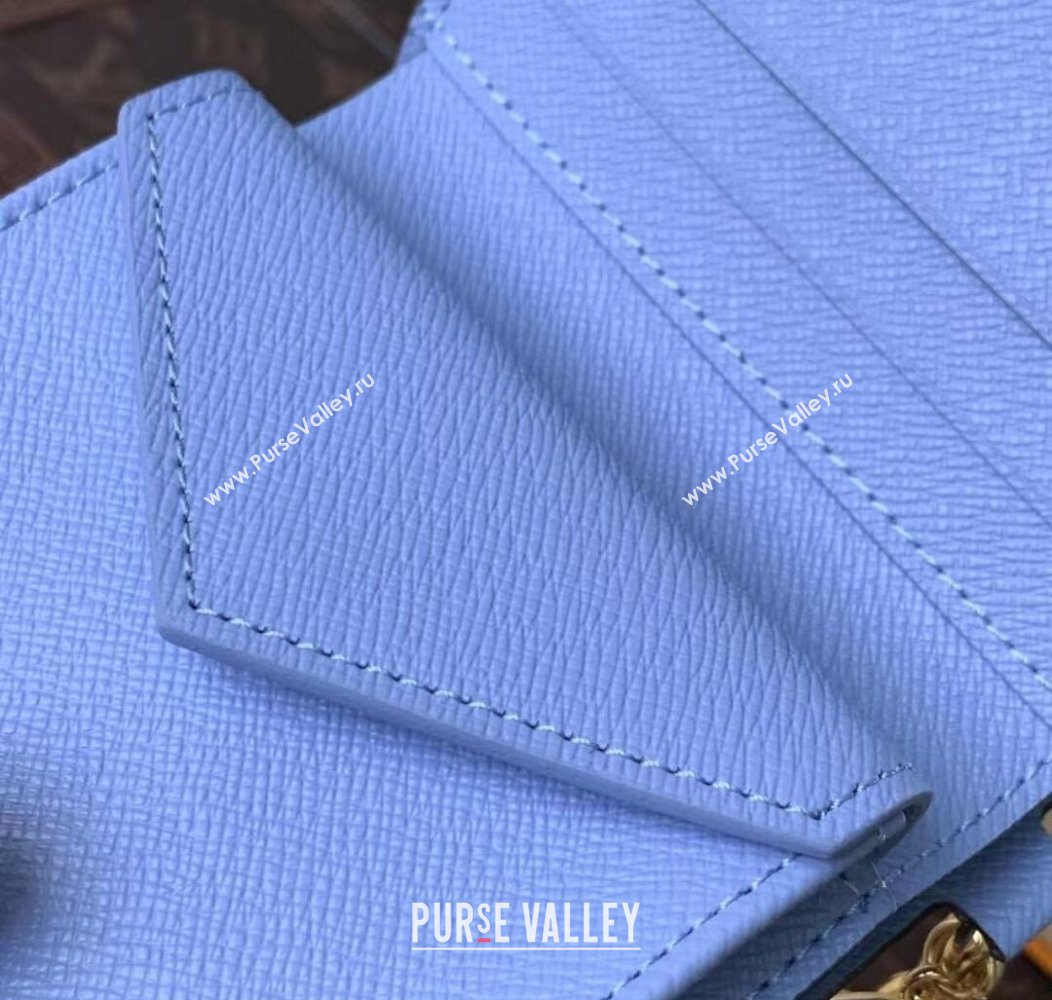 Louis Vuitton LV Charms Pocket Wallet M14613 Azure Blue 2025 (KI-2508110041)