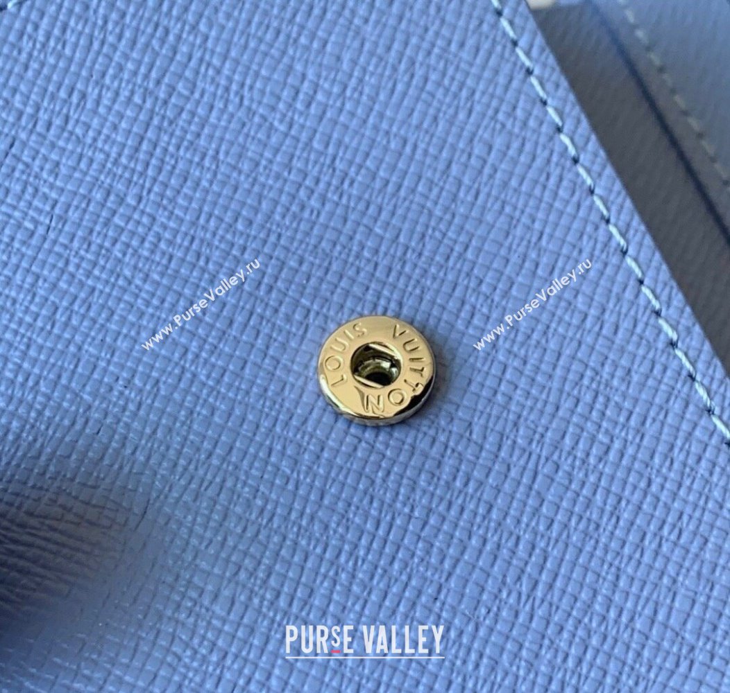 Louis Vuitton LV Charms Pocket Wallet M14613 Azure Blue 2025 (KI-2508110041)