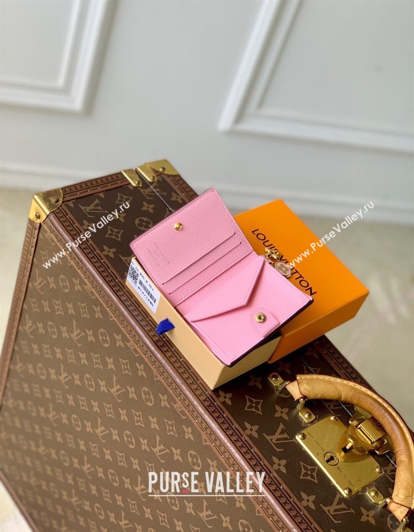 Louis Vuitton LV Charms Pocket Wallet M14718 Candy Pink 2025 (KI-2508110042)