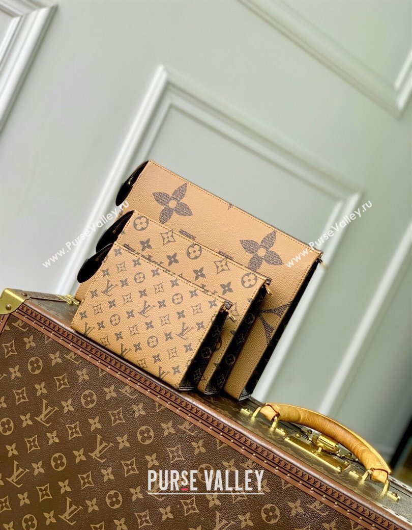 Louis Vuitton Trio Toilet Pouch M11248 2025 (KI-2508110043)