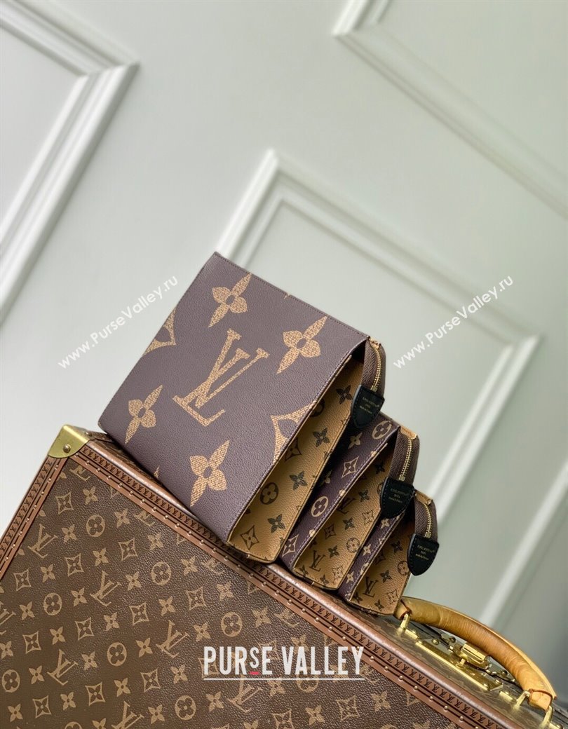 Louis Vuitton Trio Toilet Pouch M11248 2025 (KI-2508110043)