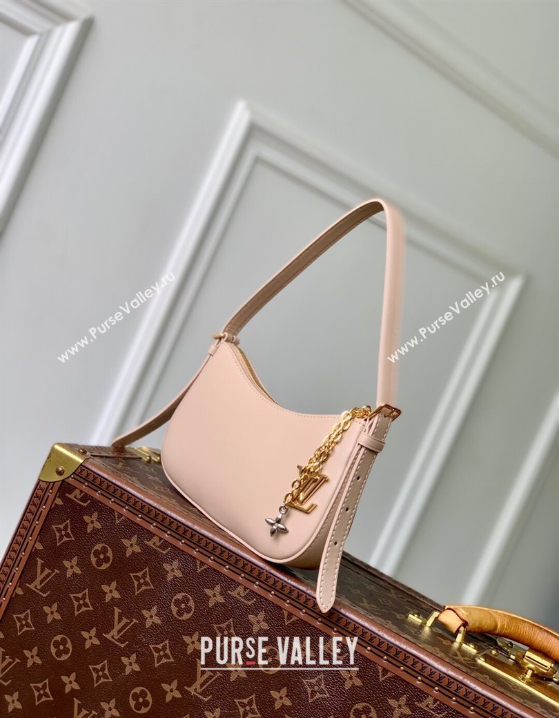 Louis Vuitton Pochette LV Bloom bag in Calfskin Leather M25784 Nude 2025 (KI-2508110045)