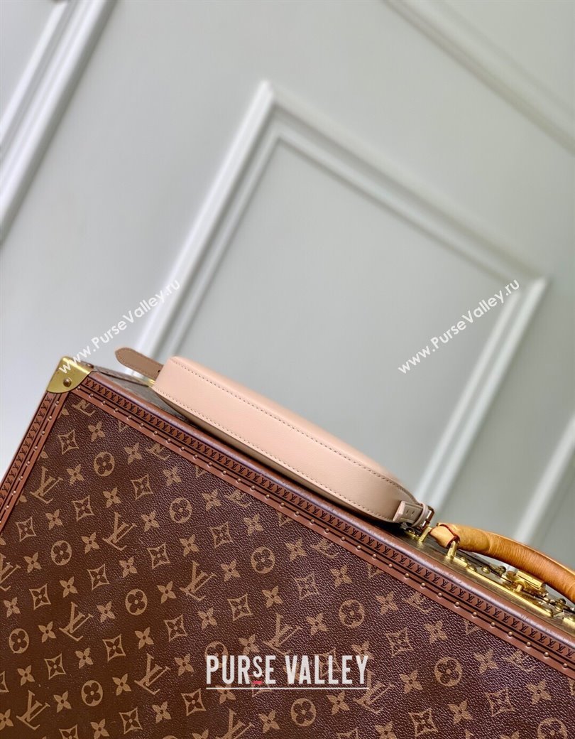 Louis Vuitton Pochette LV Bloom bag in Calfskin Leather M25784 Nude 2025 (KI-2508110045)