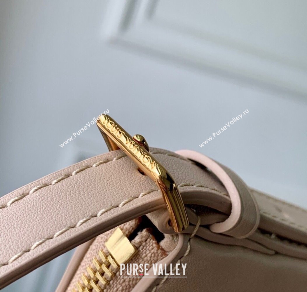 Louis Vuitton Pochette LV Bloom bag in Calfskin Leather M25784 Nude 2025 (KI-2508110045)