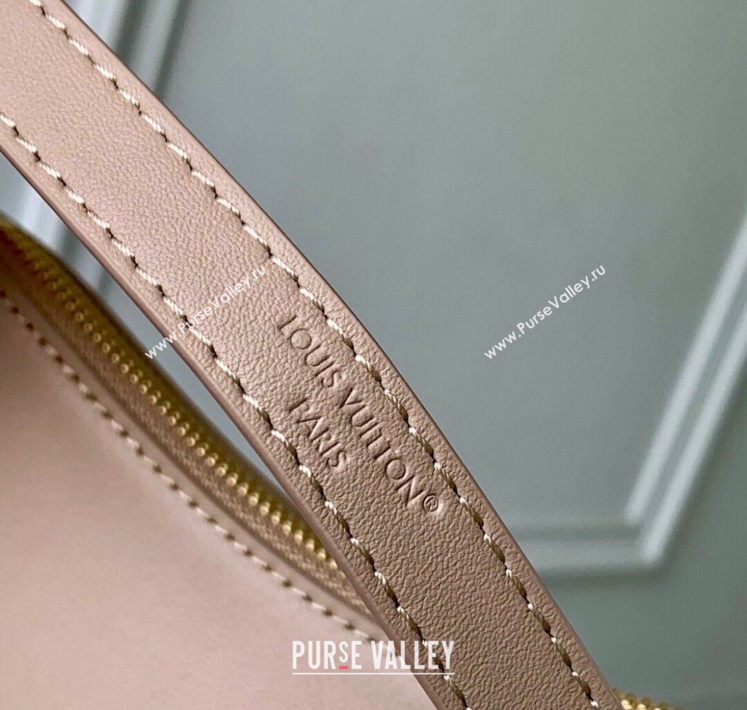Louis Vuitton Pochette LV Bloom bag in Calfskin Leather M25784 Nude 2025 (KI-2508110045)