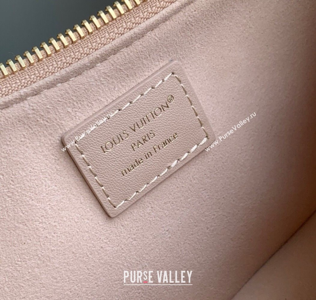 Louis Vuitton Pochette LV Bloom bag in Calfskin Leather M25784 Nude 2025 (KI-2508110045)