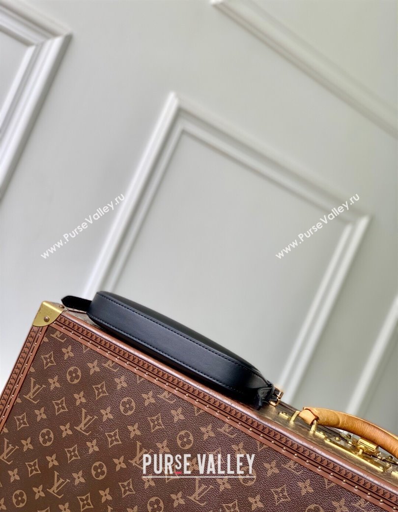 Louis Vuitton Pochette LV Bloom bag in Calfskin Leather M25525 Black 2025 (KI-2508110046)
