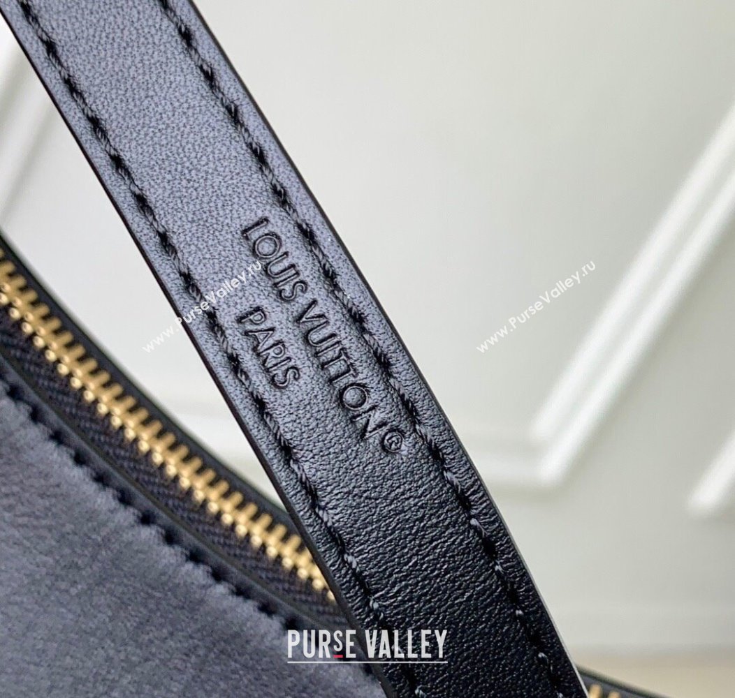 Louis Vuitton Pochette LV Bloom bag in Calfskin Leather M25525 Black 2025 (KI-2508110046)