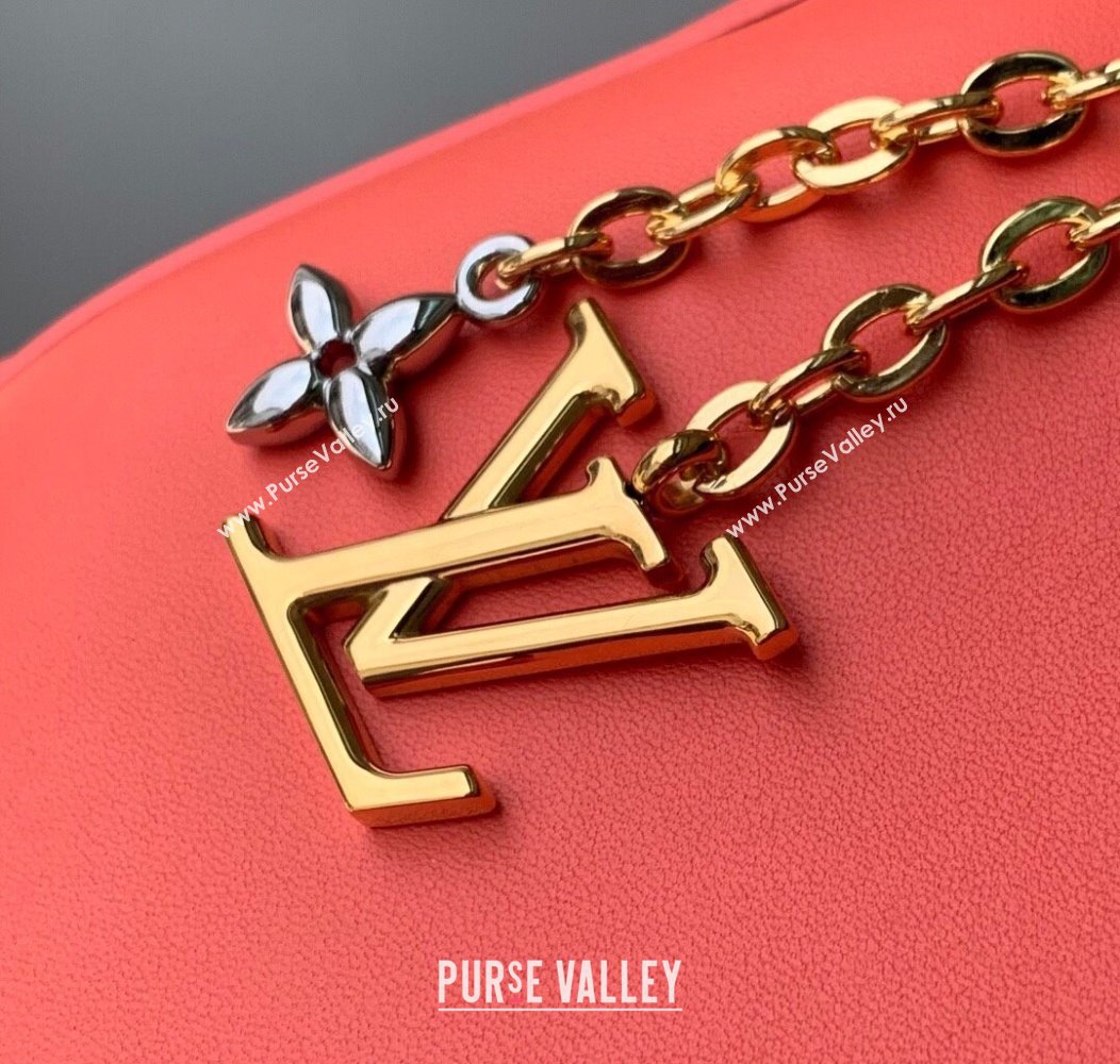 Louis Vuitton Pochette LV Bloom bag in Calfskin Leather m25525 Pink 2025 (KI-2508110047)