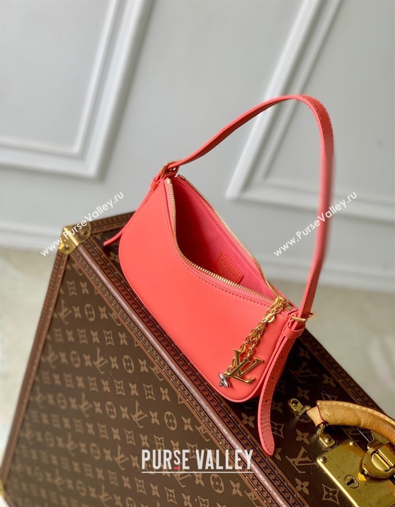 Louis Vuitton Pochette LV Bloom bag in Calfskin Leather m25525 Pink 2025 (KI-2508110047)