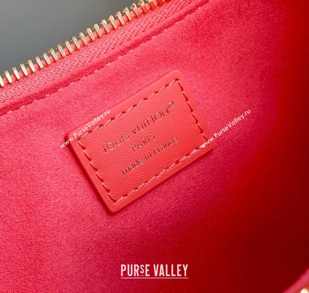 Louis Vuitton Pochette LV Bloom bag in Calfskin Leather m25525 Pink 2025 (KI-2508110047)