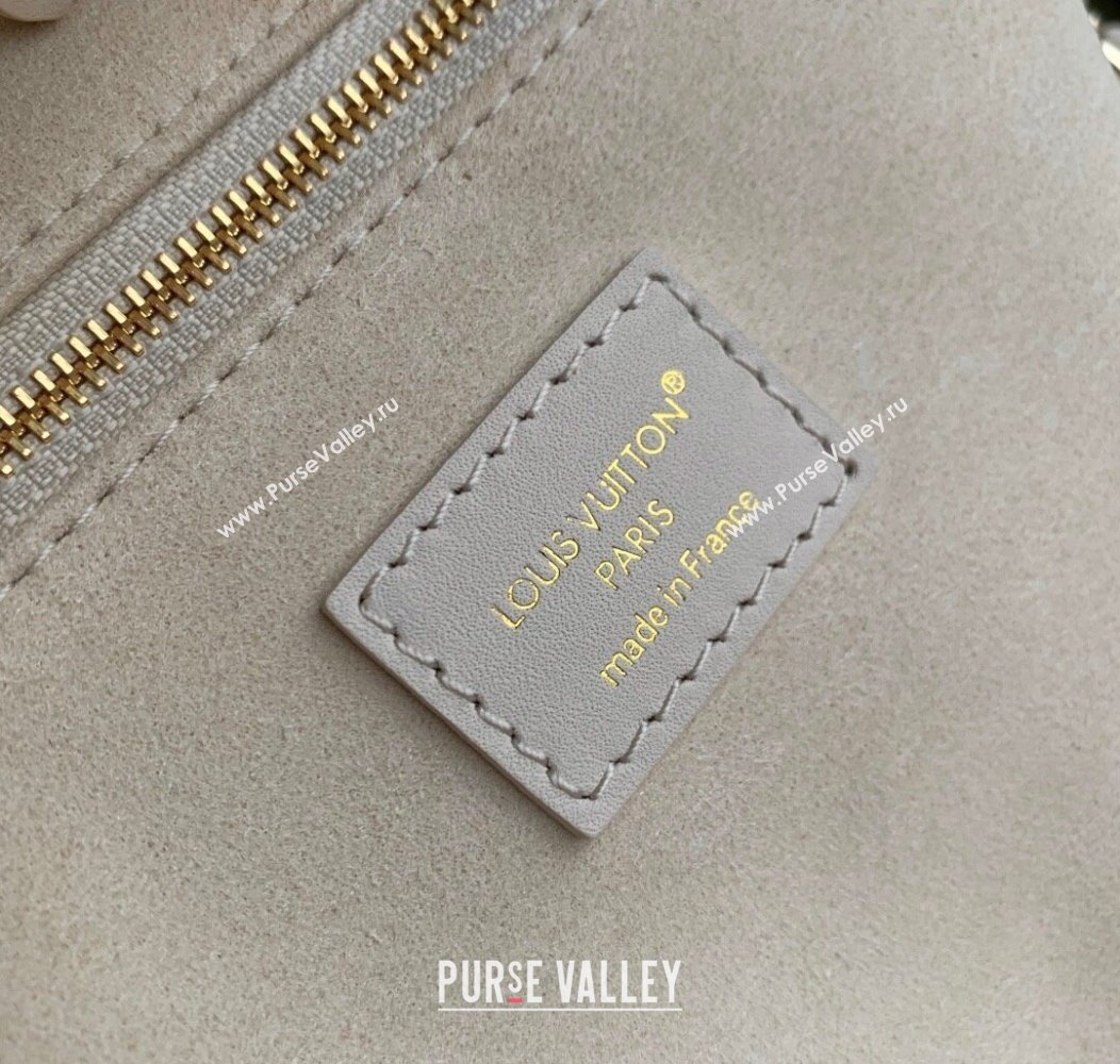 Louis Vuitton Onthego PM Tote Bag in Dream Cream Embossed Leather M25770 2025 (KI-2508110029)