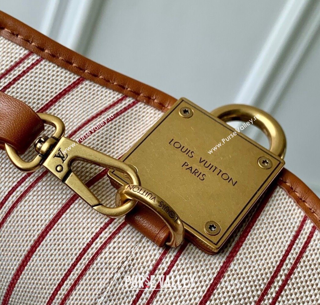 Louis Vuitton Low Key Hobo PM Hobo Bag in Cotton Canvas and Leather M25468 Beige/Brown 2025 (KI-2508110031)