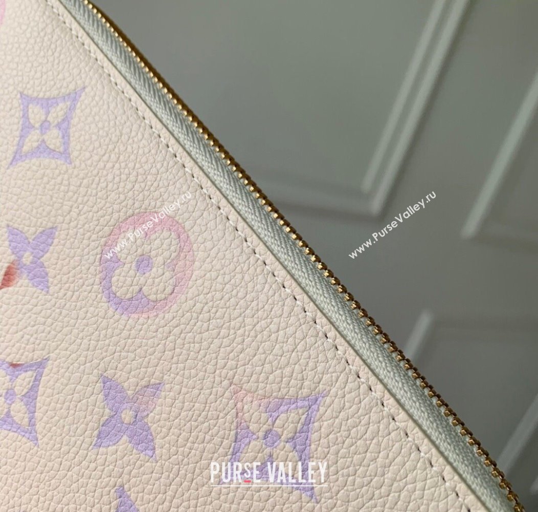 Louis Vuitton Zippy Wallet in Dream Beige Embossed Leather M25594 2025 (KI-2508110033)