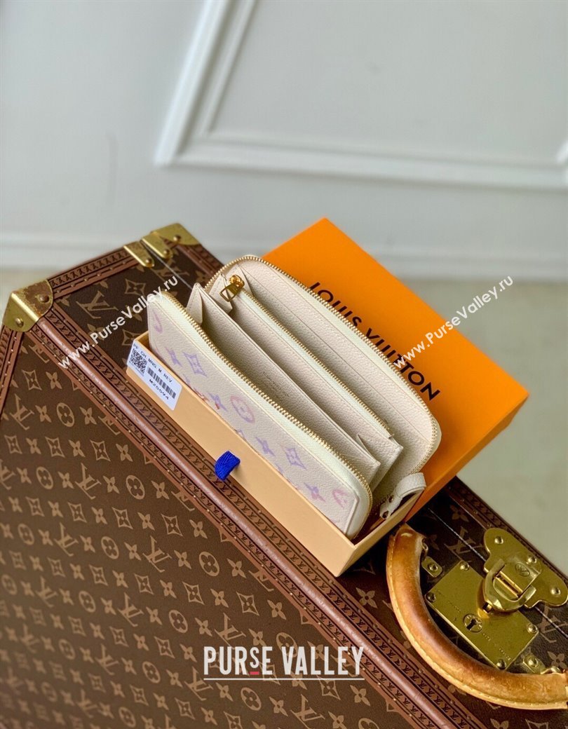 Louis Vuitton Zippy Wallet in Dream Beige Embossed Leather M25594 2025 (KI-2508110033)