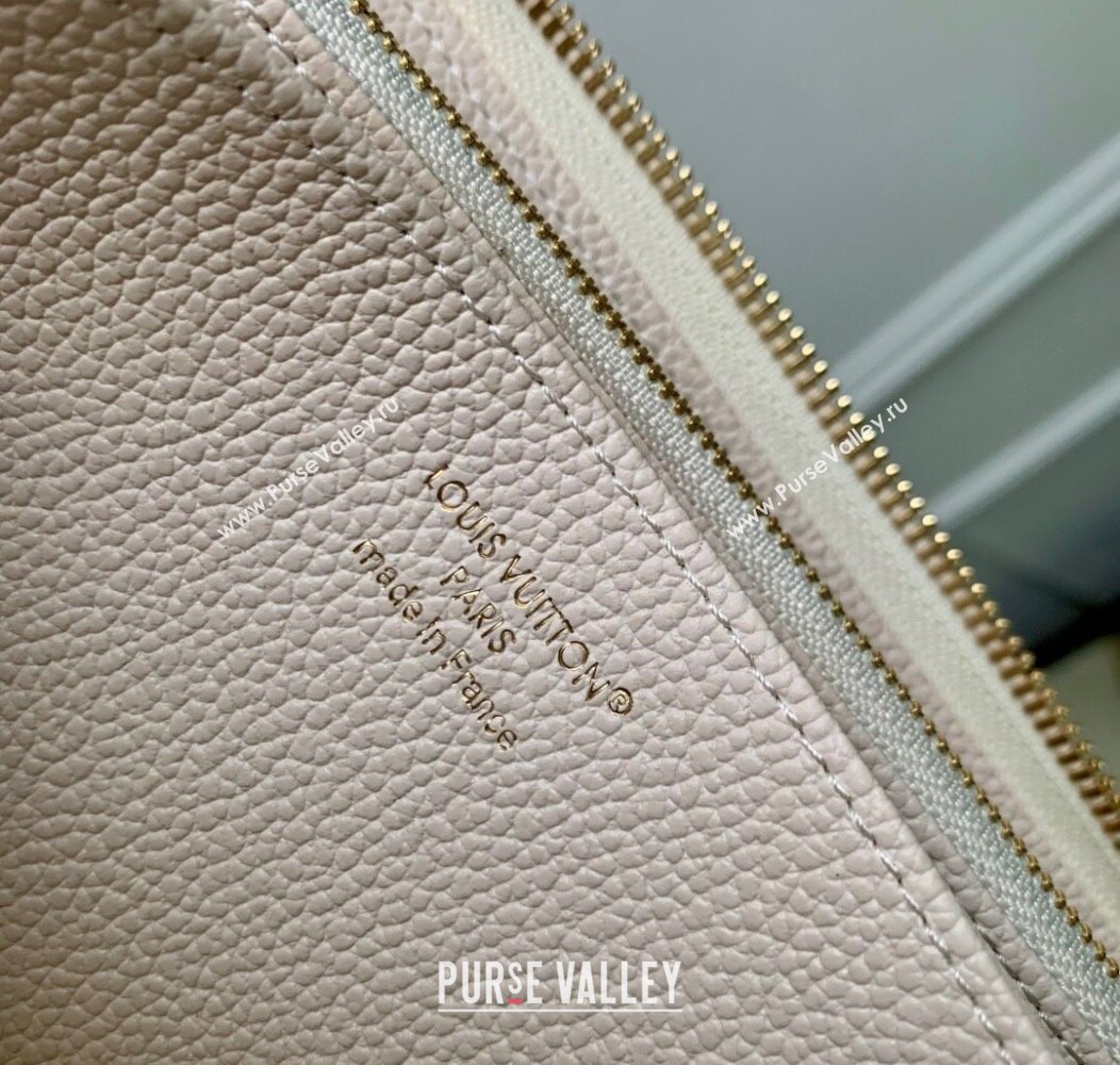 Louis Vuitton Zippy Wallet in Dream Beige Embossed Leather M25594 2025 (KI-2508110033)