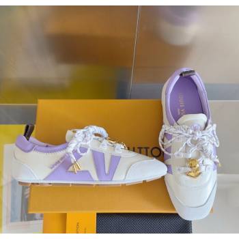 Louis Vuitton LV Sneakerina Sneakers Ballerina White Purple 2025 1AIEP7 (MD-250829072)