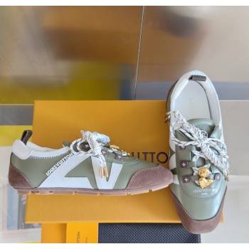Louis Vuitton LV Sneakerina Sneakers Ballerina Green 2025 1AIEP7 (MD-250829073)