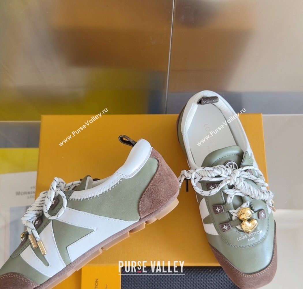 Louis Vuitton LV Sneakerina Sneakers Ballerina Green 2025 1AIEP7 (MD-250829073)