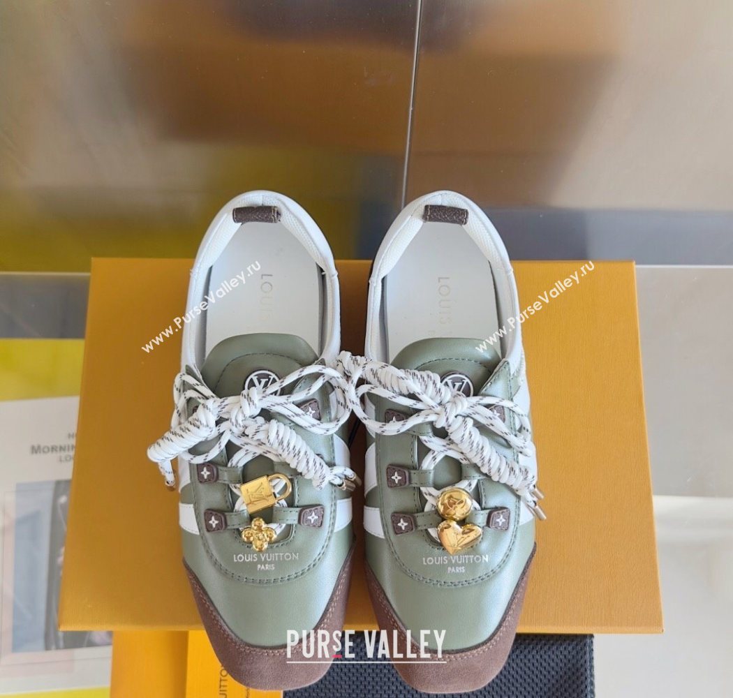 Louis Vuitton LV Sneakerina Sneakers Ballerina Green 2025 1AIEP7 (MD-250829073)