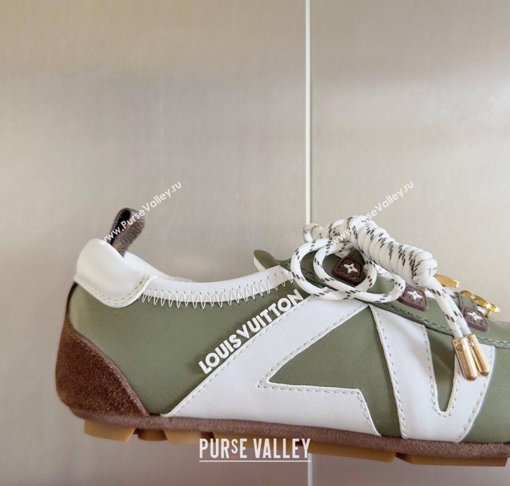 Louis Vuitton LV Sneakerina Sneakers Ballerina Green 2025 1AIEP7 (MD-250829073)