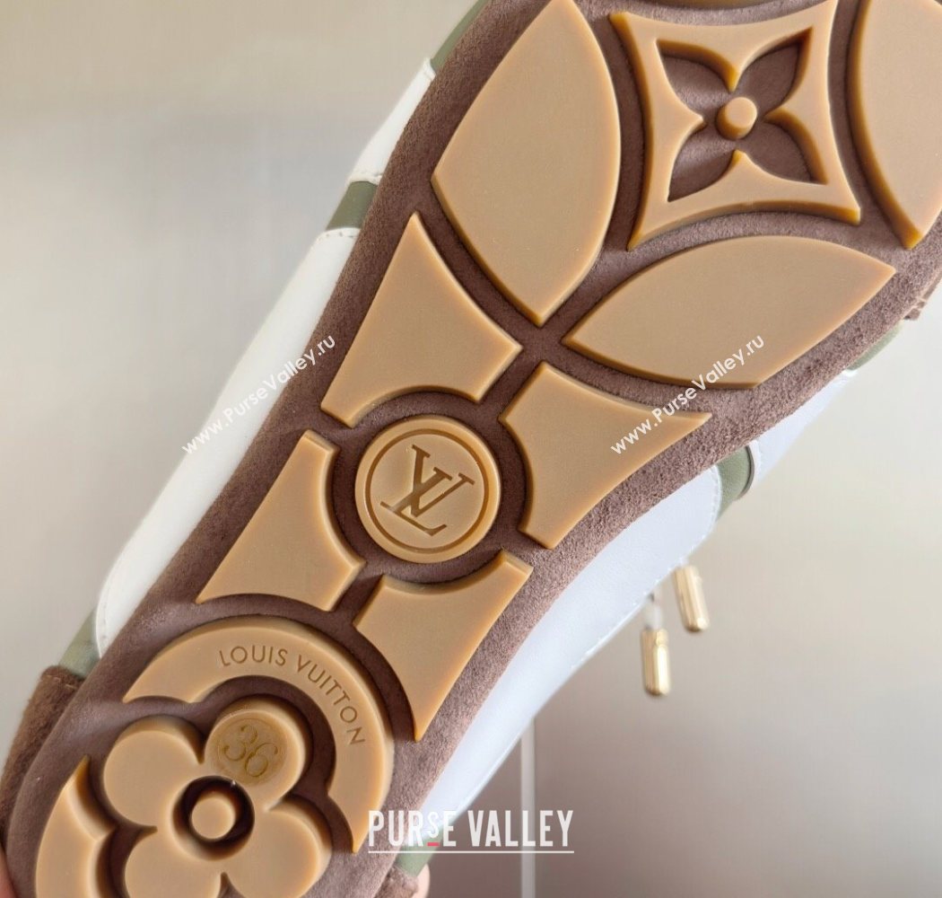 Louis Vuitton LV Sneakerina Sneakers Ballerina Green 2025 1AIEP7 (MD-250829073)