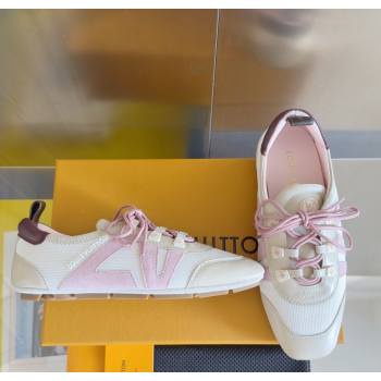 Louis Vuitton LV Sneakerina Sneakers Ballerina in Knit Mesh White 2025 1AHOTH (MD-250829074)