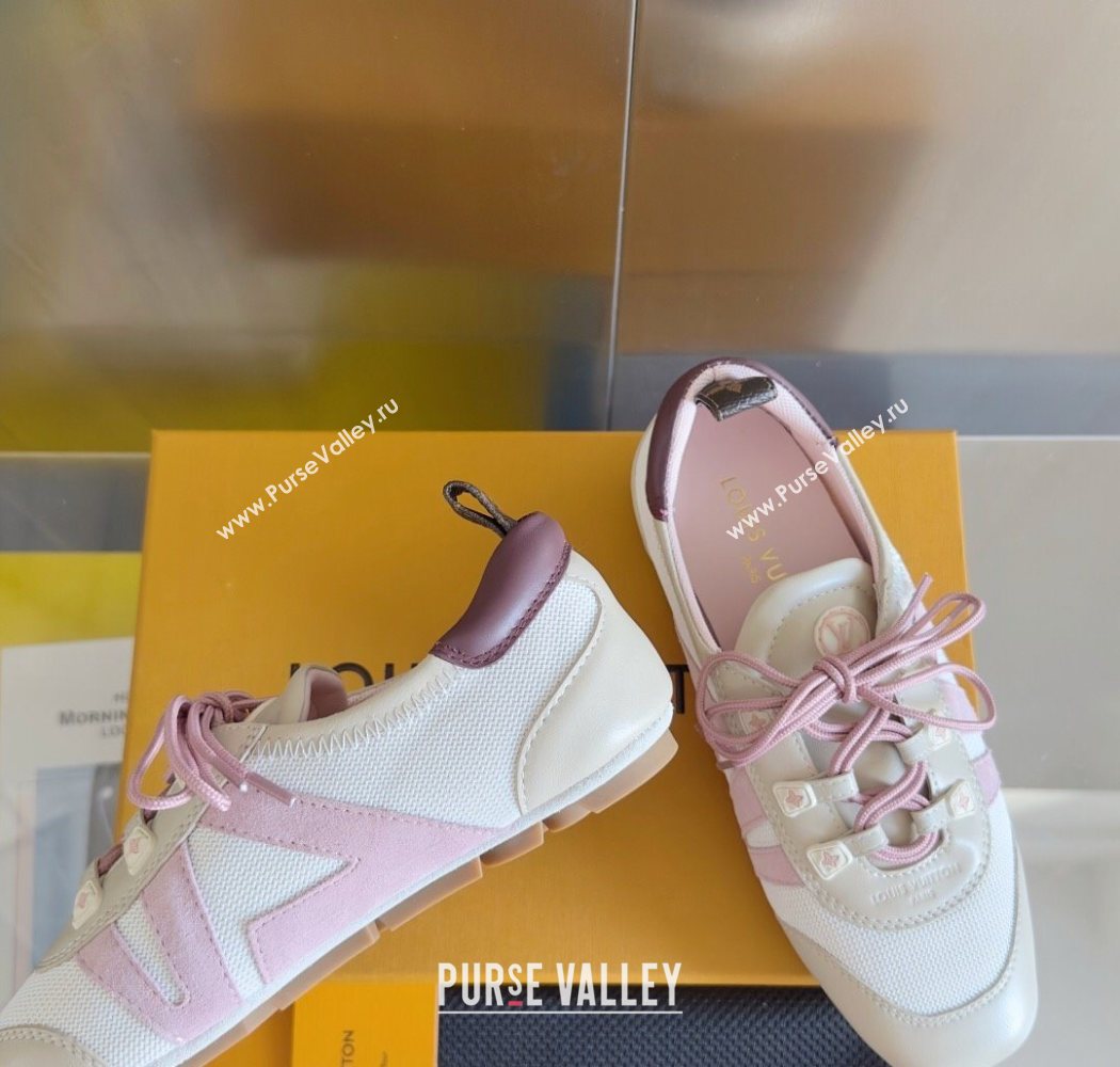 Louis Vuitton LV Sneakerina Sneakers Ballerina in Knit Mesh White 2025 1AHOTH (MD-250829074)