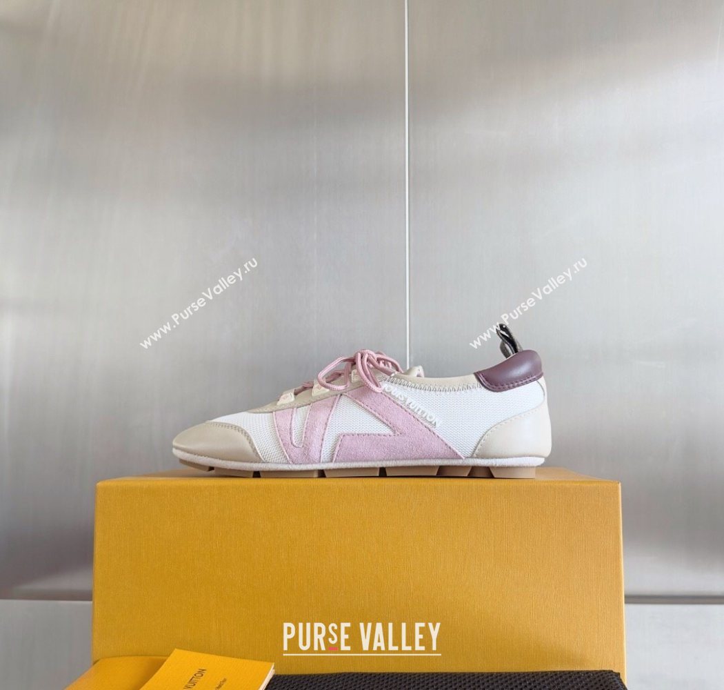 Louis Vuitton LV Sneakerina Sneakers Ballerina in Knit Mesh White 2025 1AHOTH (MD-250829074)