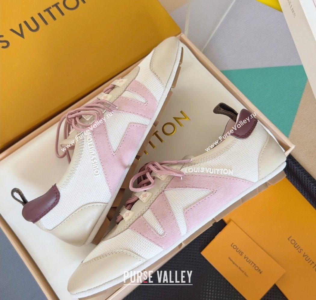 Louis Vuitton LV Sneakerina Sneakers Ballerina in Knit Mesh White 2025 1AHOTH (MD-250829074)