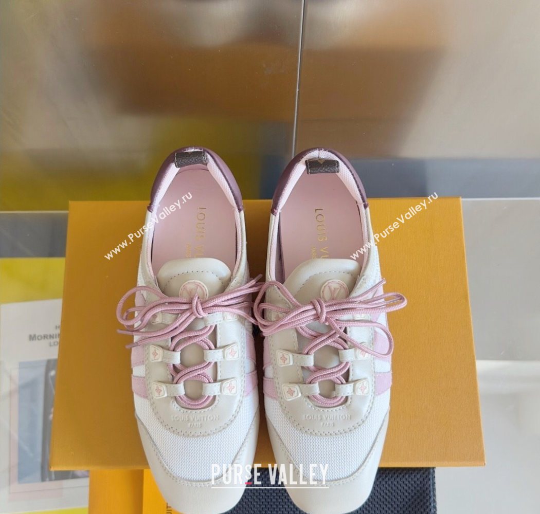 Louis Vuitton LV Sneakerina Sneakers Ballerina in Knit Mesh White 2025 1AHOTH (MD-250829074)