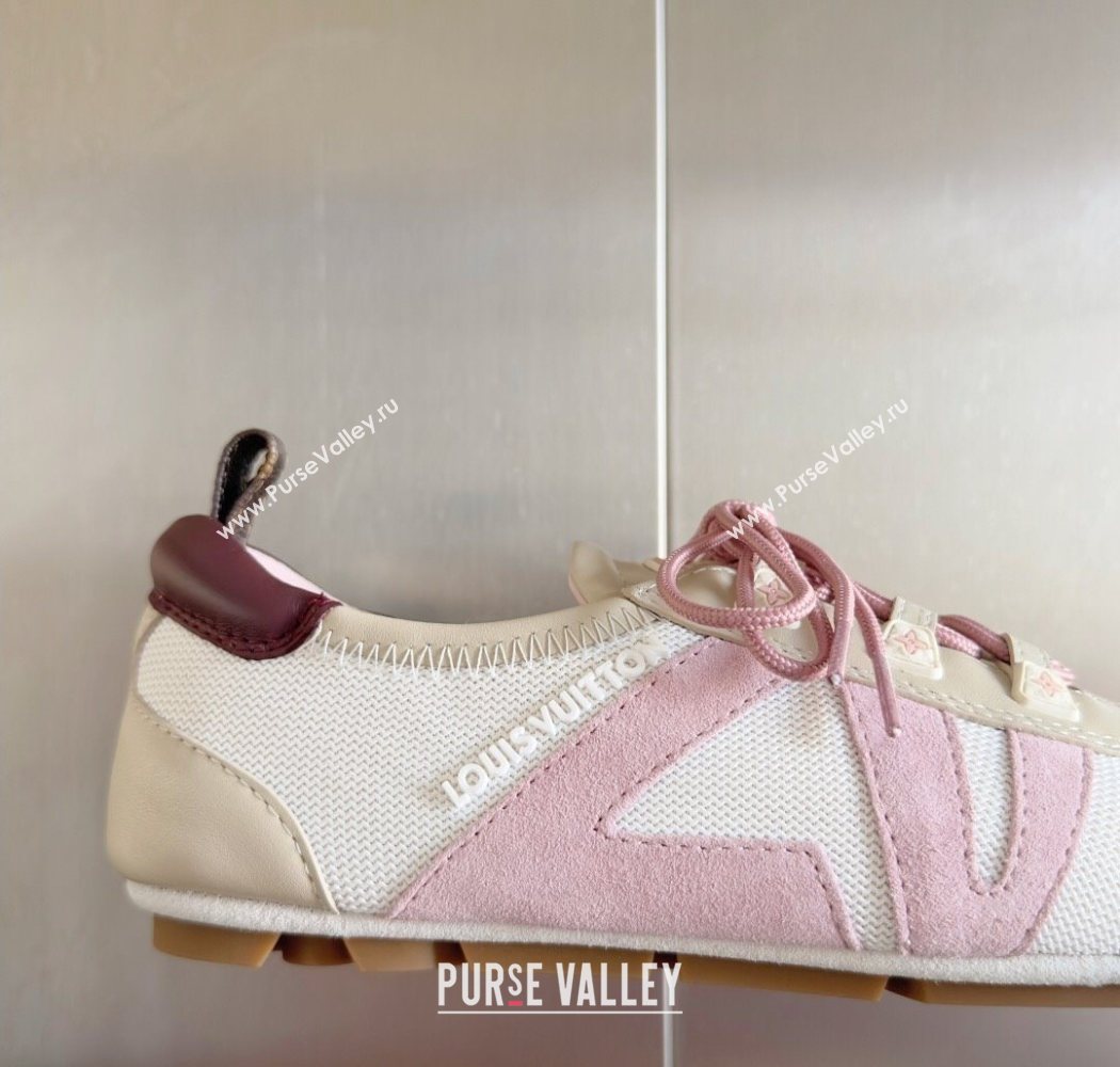 Louis Vuitton LV Sneakerina Sneakers Ballerina in Knit Mesh White 2025 1AHOTH (MD-250829074)