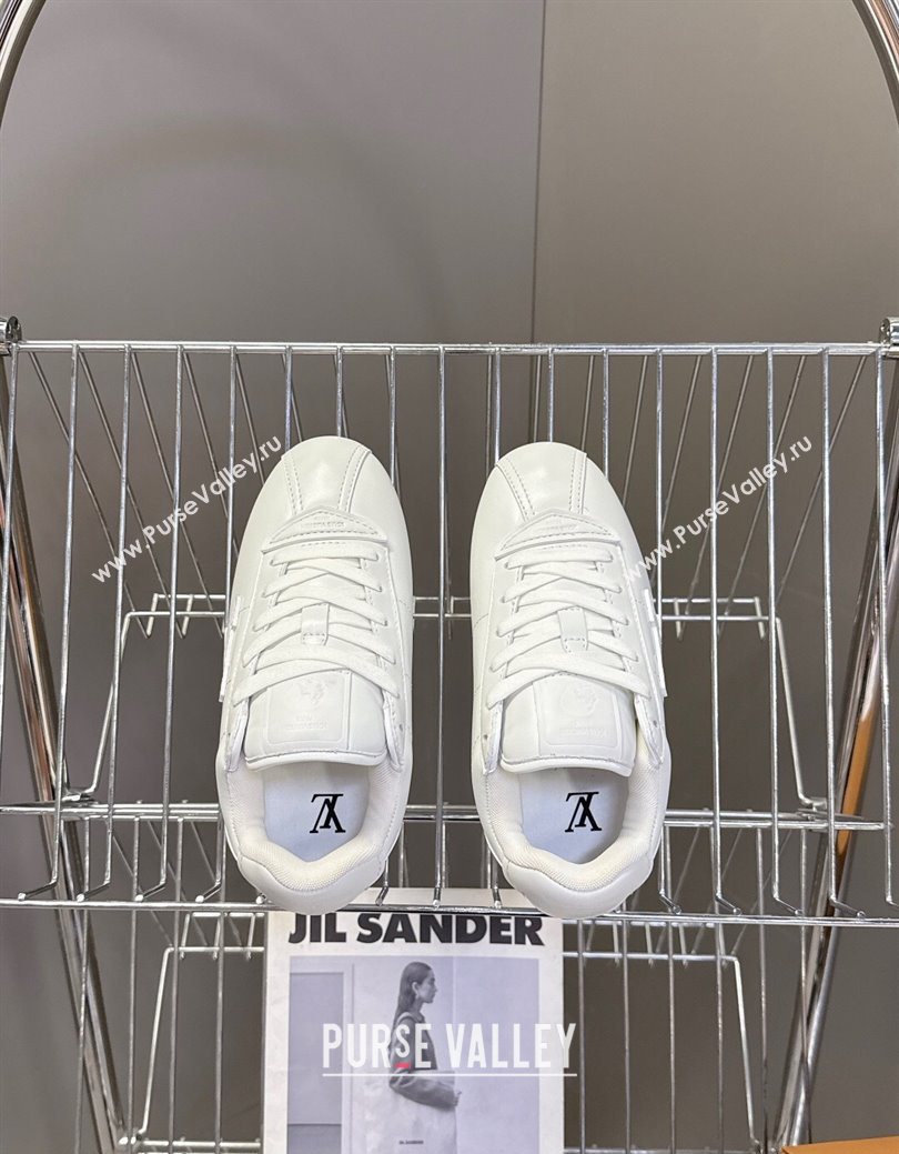 Louis Vuitton LV BUTTERSOFT Sneakers in Calf Leather White 2025 1AIKDJ (MD-250829052)