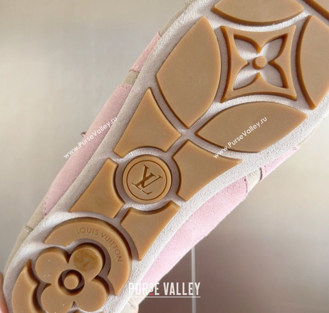 Louis Vuitton LV Sneakerina Sneakers Ballerina in Suede Grey 2025 1AHNFA (MD-250829077)