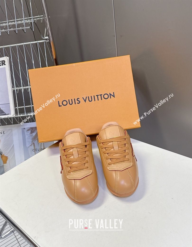 Louis Vuitton LV BUTTERSOFT Sneakers in Calf Leather Brown 2025 1AIKDJ (MD-250829053)