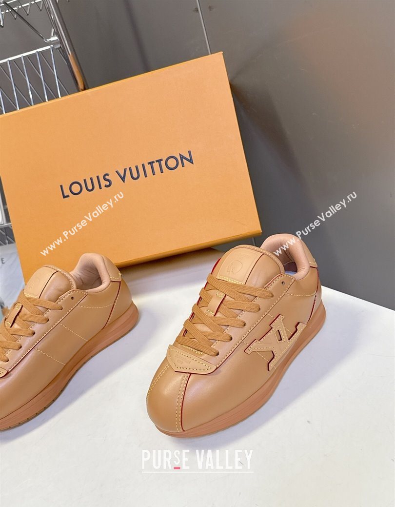 Louis Vuitton LV BUTTERSOFT Sneakers in Calf Leather Brown 2025 1AIKDJ (MD-250829053)