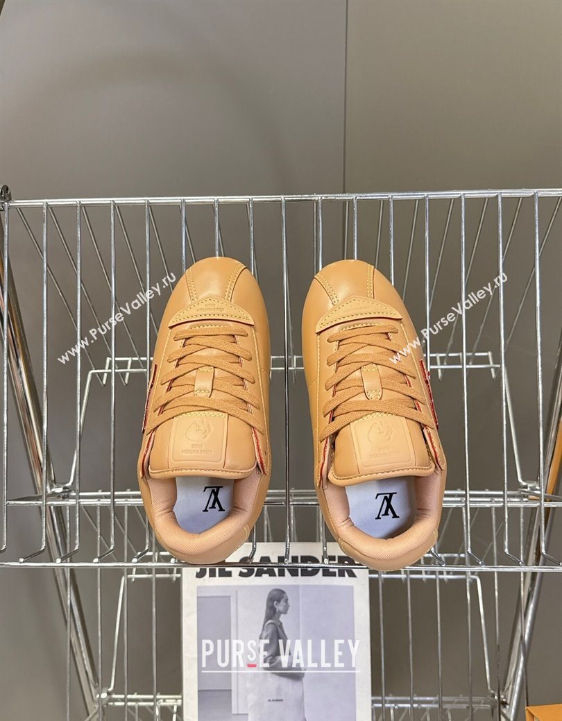 Louis Vuitton LV BUTTERSOFT Sneakers in Calf Leather Brown 2025 1AIKDJ (MD-250829053)