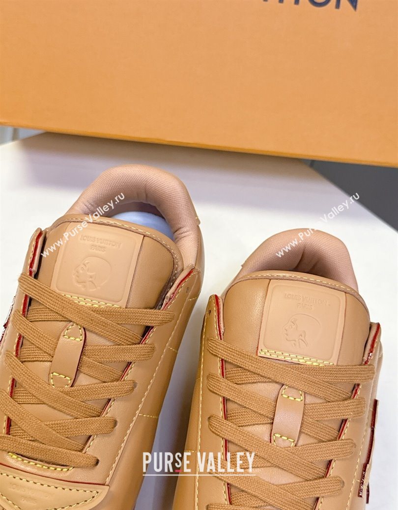 Louis Vuitton LV BUTTERSOFT Sneakers in Calf Leather Brown 2025 1AIKDJ (MD-250829053)