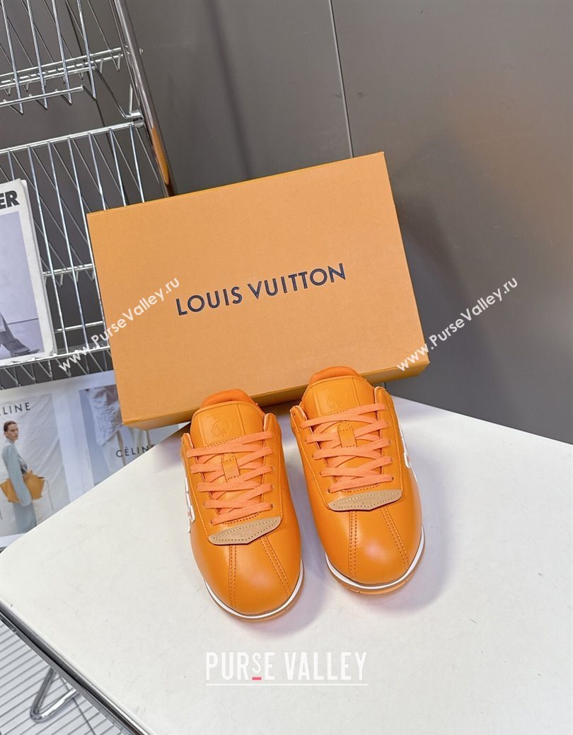 Louis Vuitton LV BUTTERSOFT Sneakers in Calf Leather Orange 2025 1AIKDJ (MD-250829057)