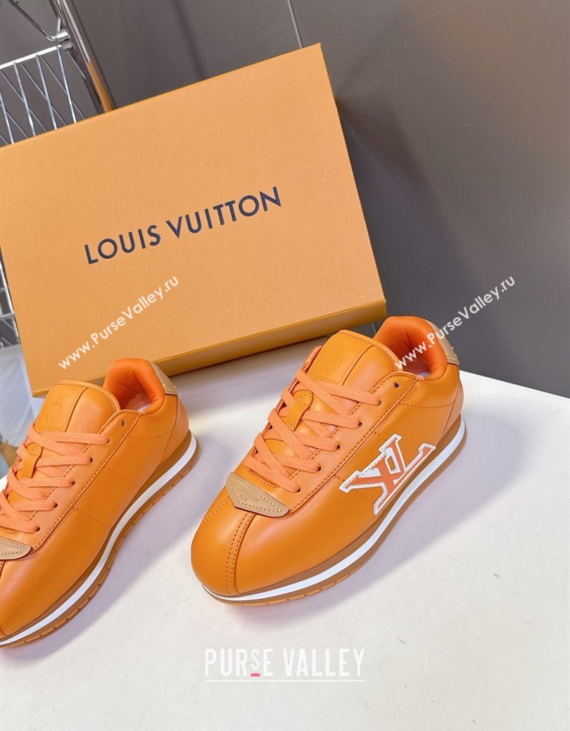 Louis Vuitton LV BUTTERSOFT Sneakers in Calf Leather Orange 2025 1AIKDJ (MD-250829057)