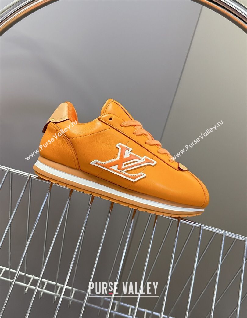 Louis Vuitton LV BUTTERSOFT Sneakers in Calf Leather Orange 2025 1AIKDJ (MD-250829057)