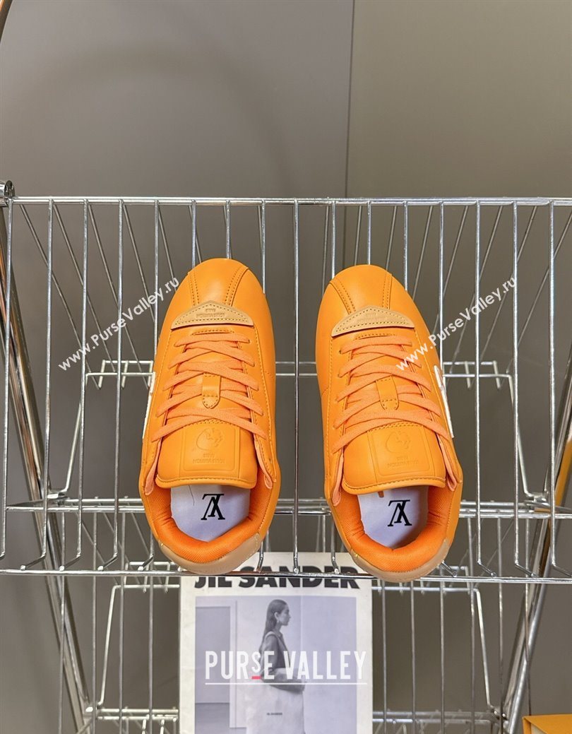 Louis Vuitton LV BUTTERSOFT Sneakers in Calf Leather Orange 2025 1AIKDJ (MD-250829057)