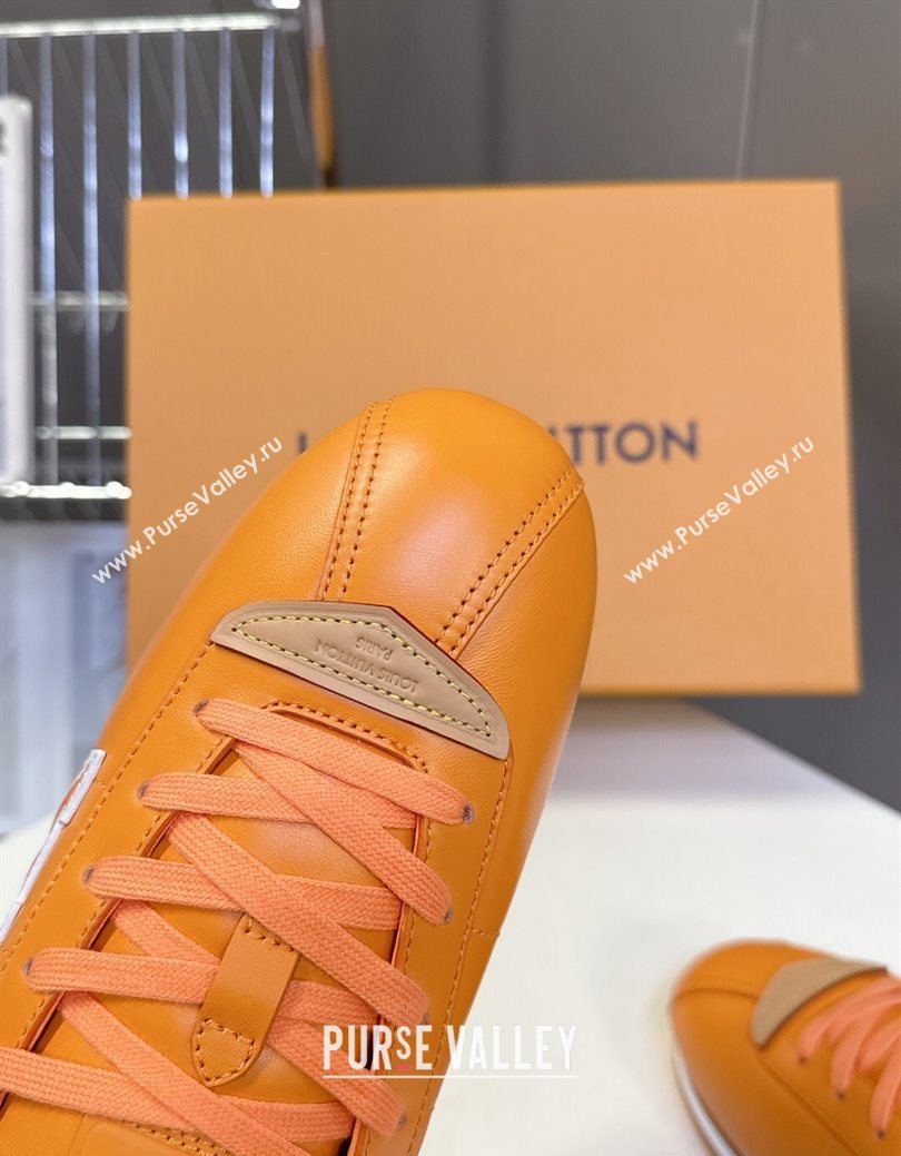 Louis Vuitton LV BUTTERSOFT Sneakers in Calf Leather Orange 2025 1AIKDJ (MD-250829057)