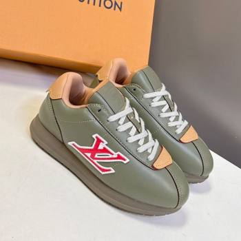 Louis Vuitton LV BUTTERSOFT Sneakers in Calf Leather Green 2025 1AIKDJ (MD-250829058)