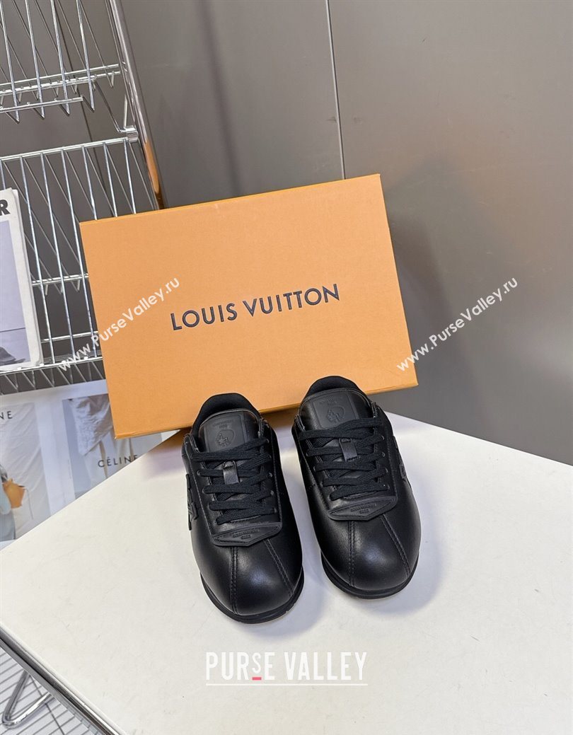Louis Vuitton LV BUTTERSOFT Sneakers in Calf Leather Black 2025 1AIKDJ (MD-250829059)