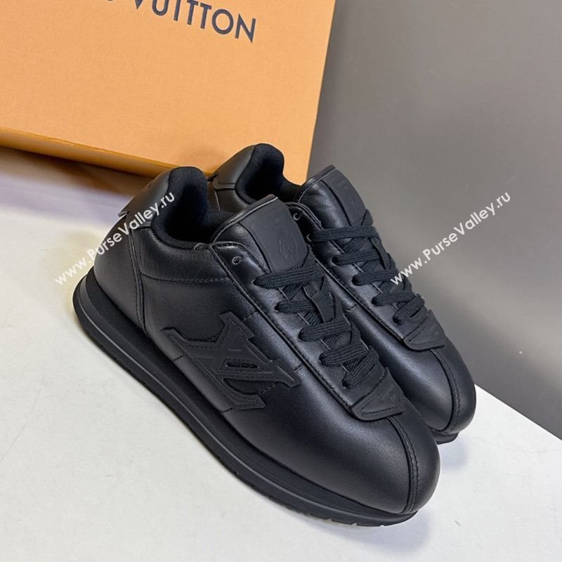 Louis Vuitton LV BUTTERSOFT Sneakers in Calf Leather Black 2025 1AIKDJ (MD-250829059)
